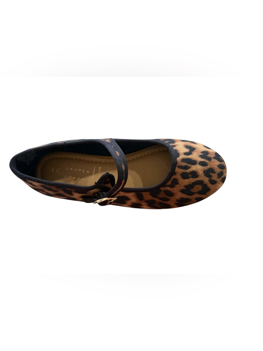 LC Lauren Conrad Cheetah Leopard Mary Jane Flats Size 7.5 NIB